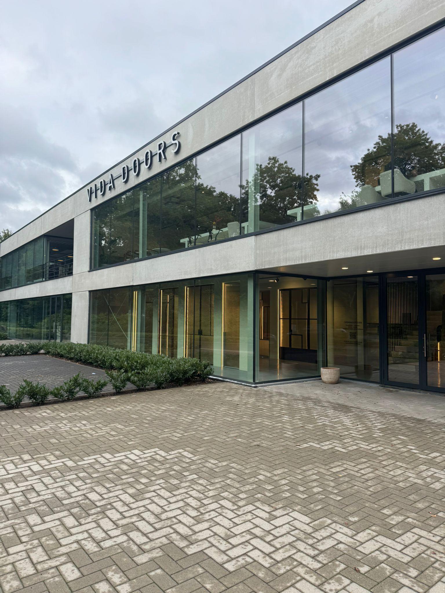 Showroom van vida doors in Antwerpen