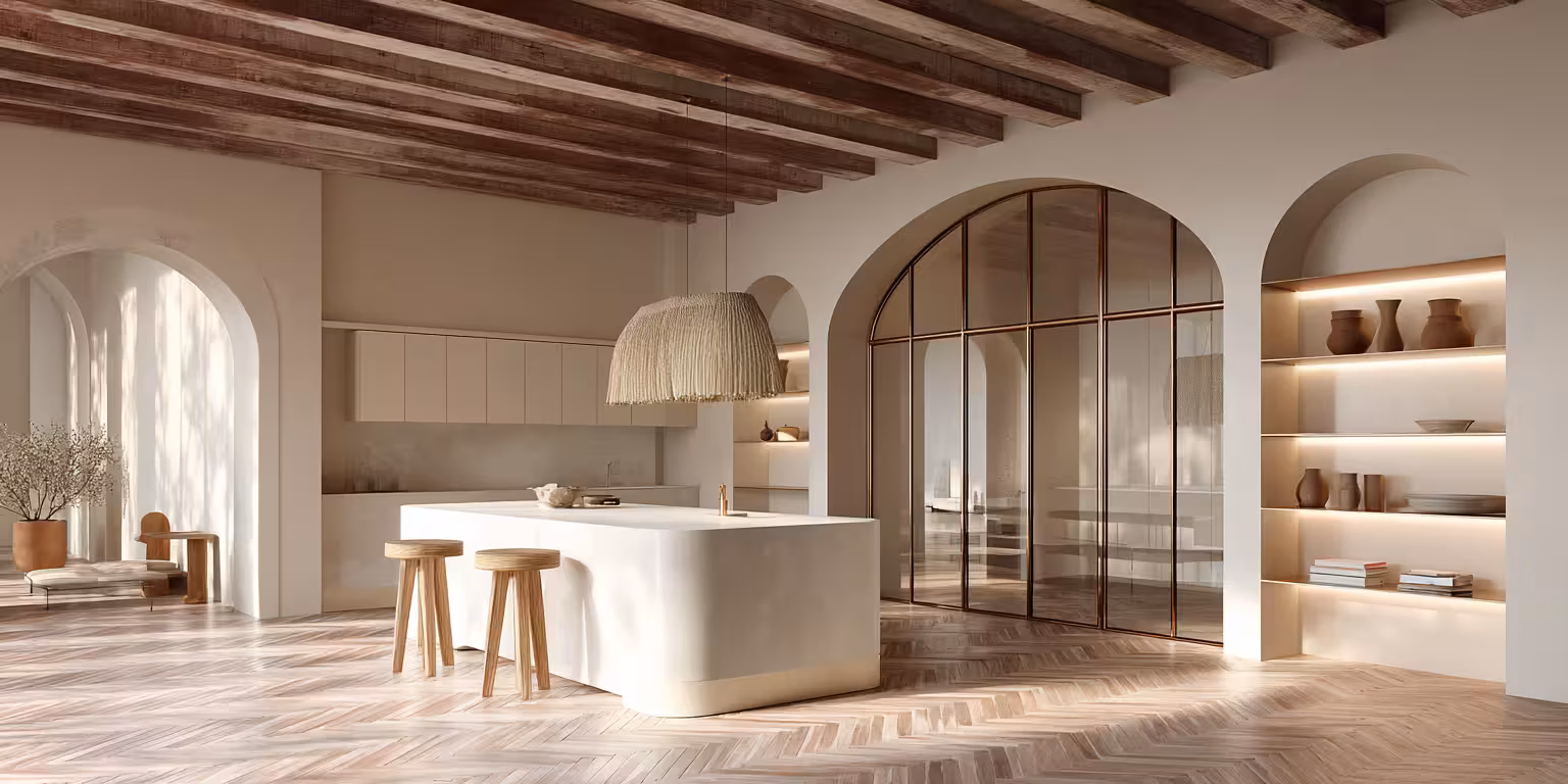 Stalen deur als scheiding in een kantoorruimte