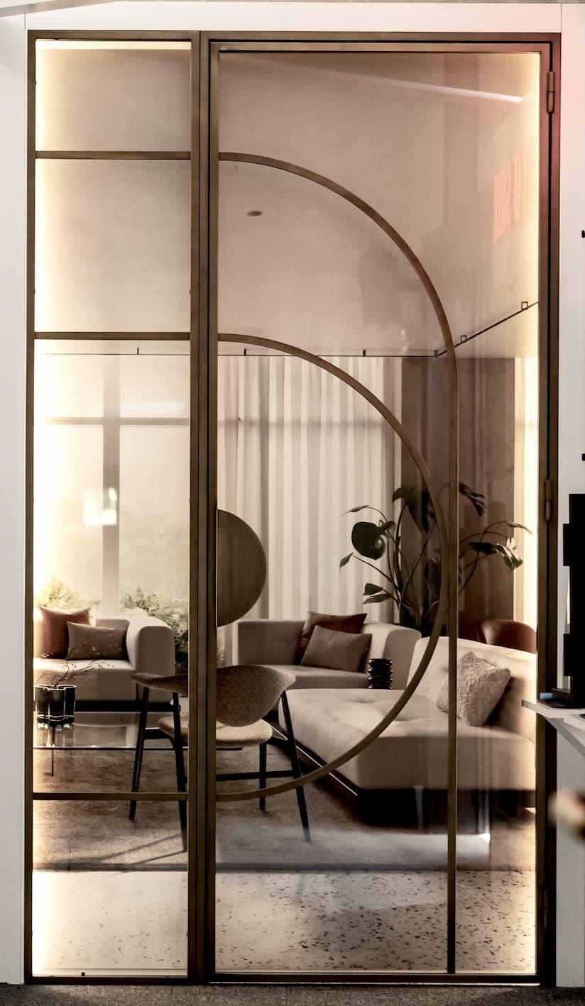 Dubbele asymmetrische stalen deur met supranodic coating en gebogen vlakverdeling